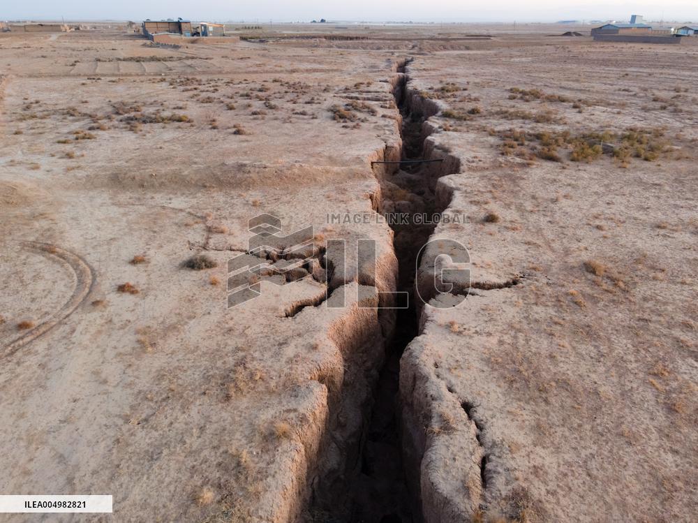 Subsidence in Neyshabur Iran