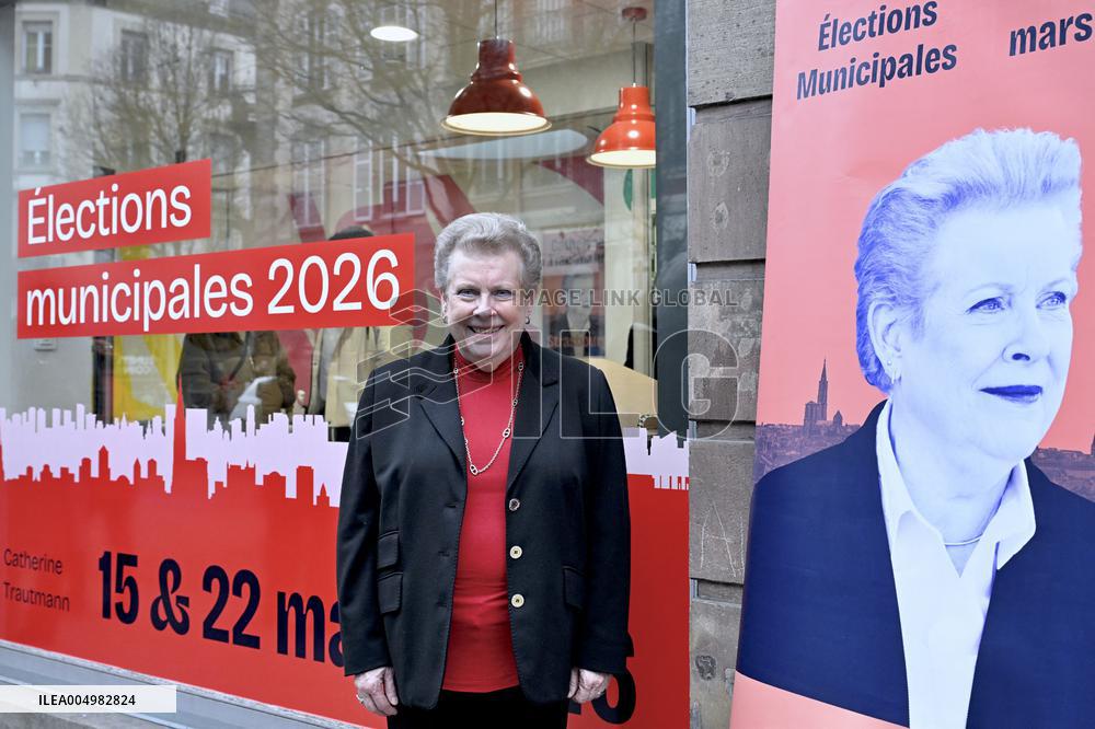 Catherine Trautmann Campaign HQ Inauguration - Strasbourg