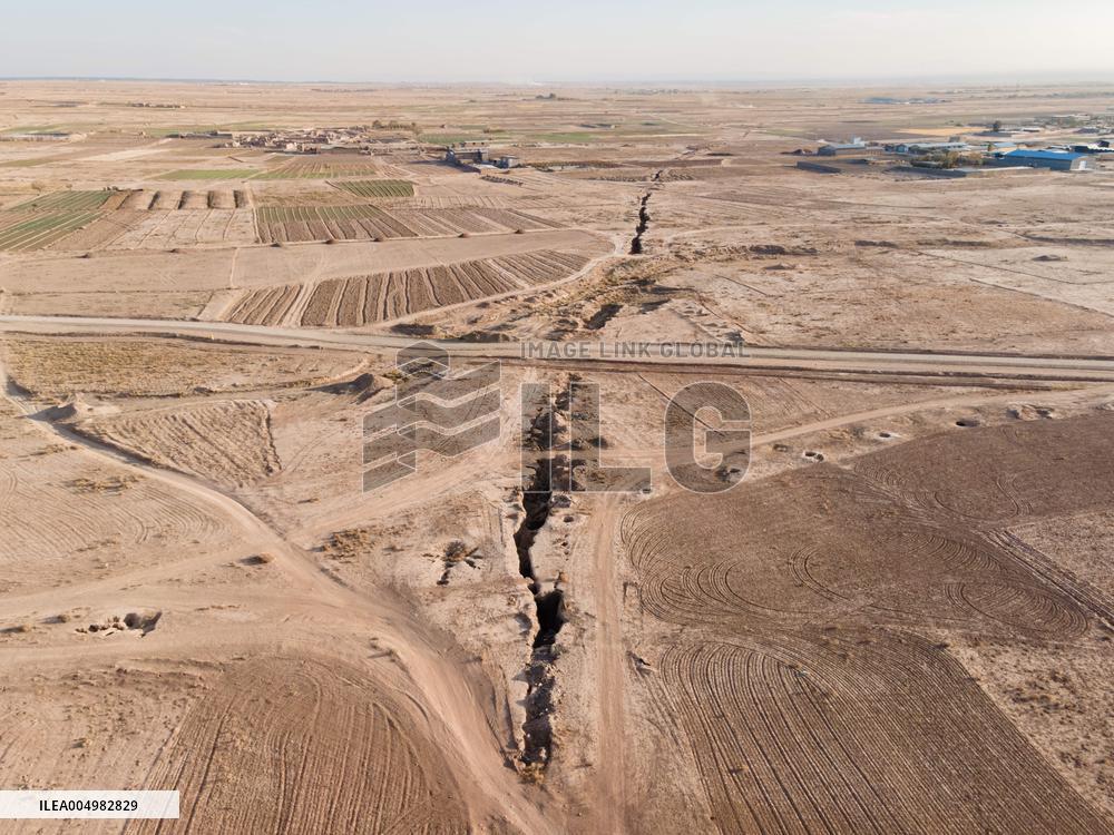 Subsidence in Neyshabur Iran