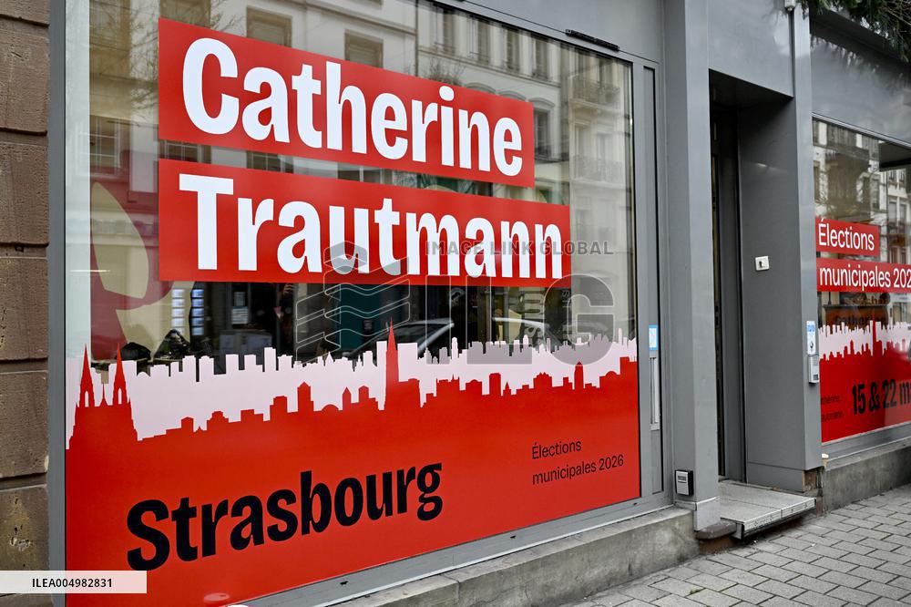Catherine Trautmann Campaign HQ Inauguration - Strasbourg