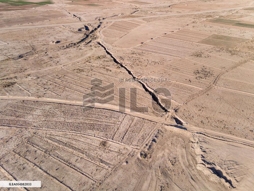 Subsidence in Neyshabur Iran