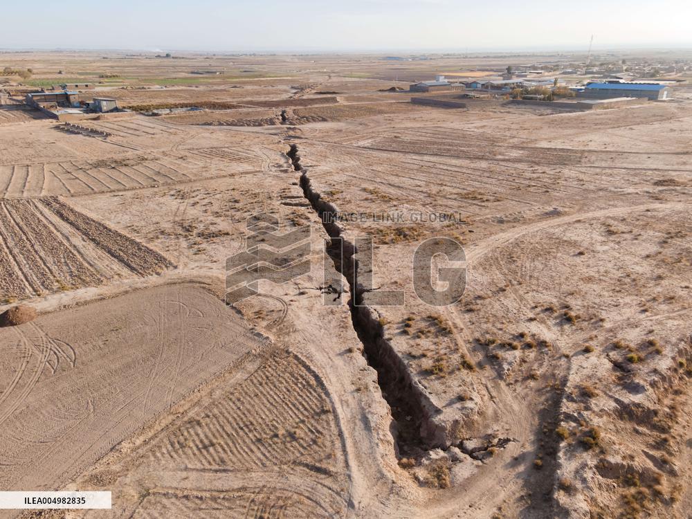 Subsidence in Neyshabur Iran