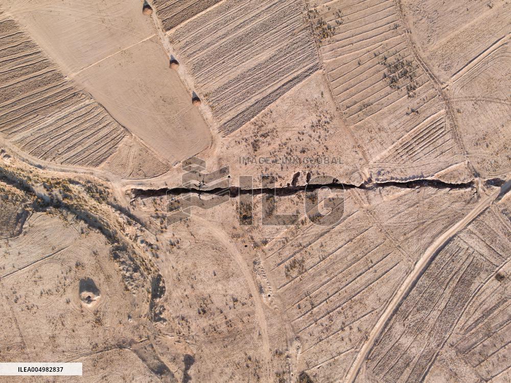 Subsidence in Neyshabur Iran