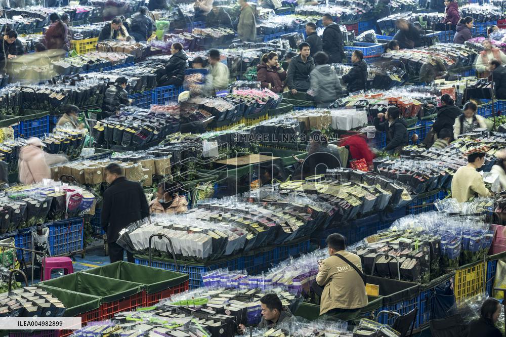 Largest Flower Market in Asia