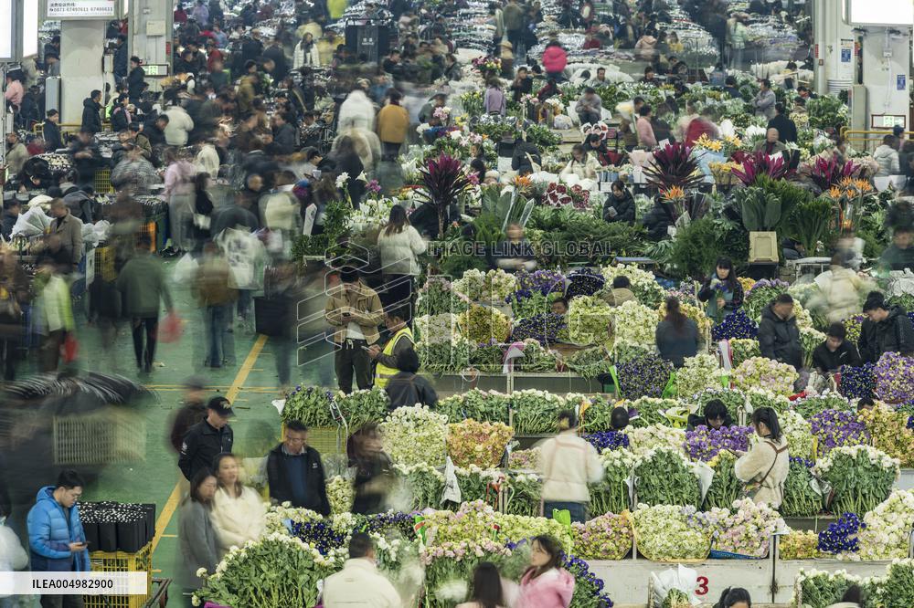 Largest Flower Market in Asia