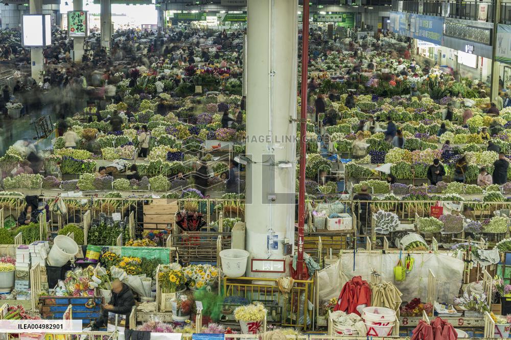 Largest Flower Market in Asia