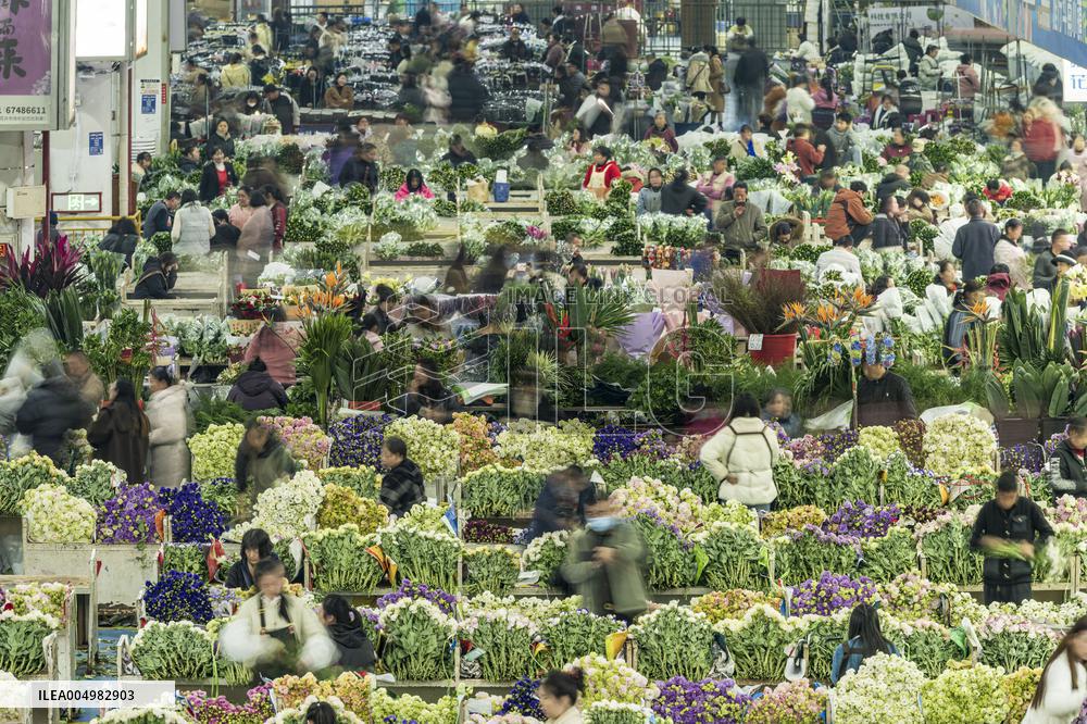 Largest Flower Market in Asia