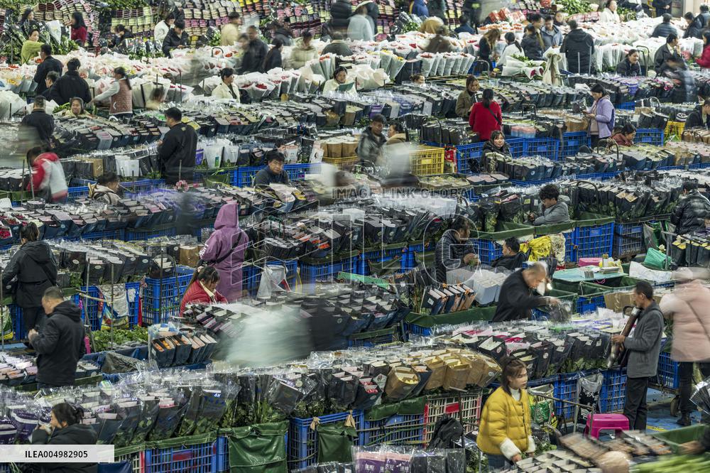 Largest Flower Market in Asia