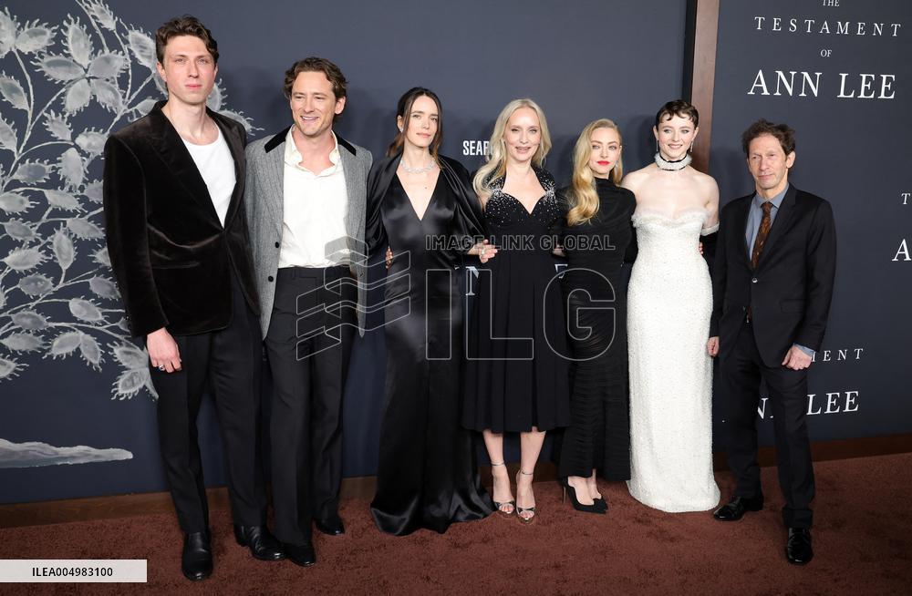 The Testament Of Ann Lee Premiere - LA