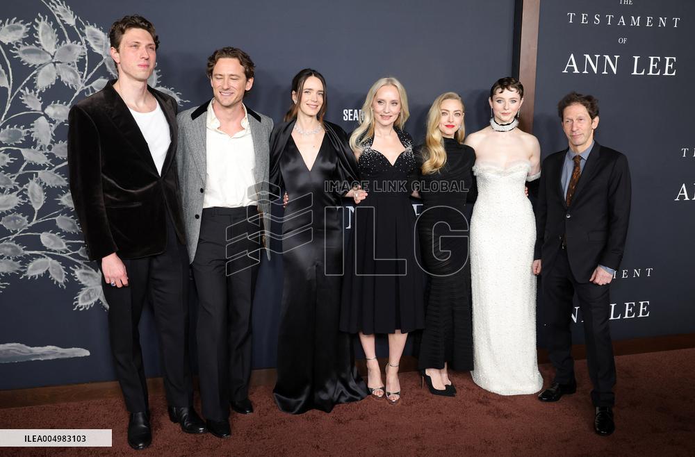 The Testament Of Ann Lee Premiere - LA