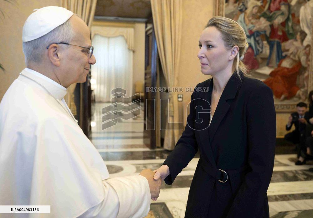 Pope Leo XIV Meets Marion Marechal Le Pen - Vatican