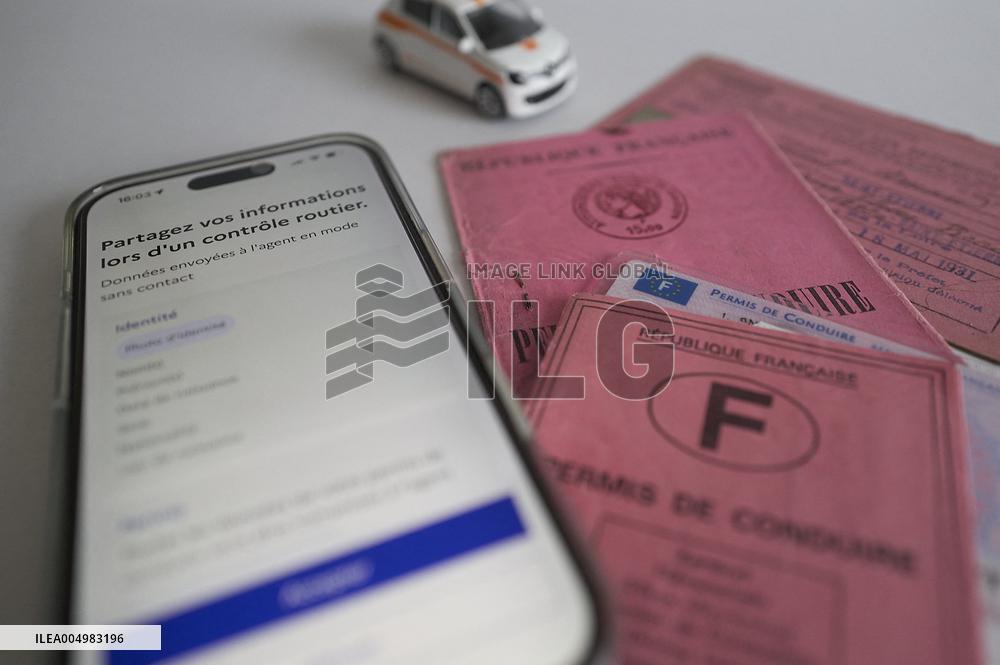 French Driving License Evolution Illustration - France