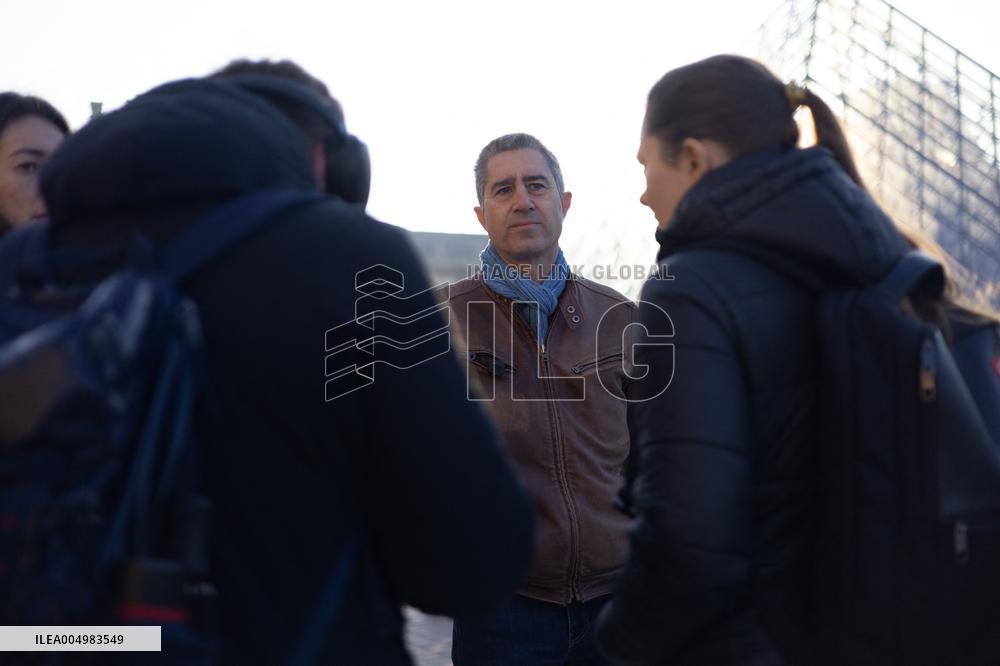 Louvre Museum workers on strike- Paris