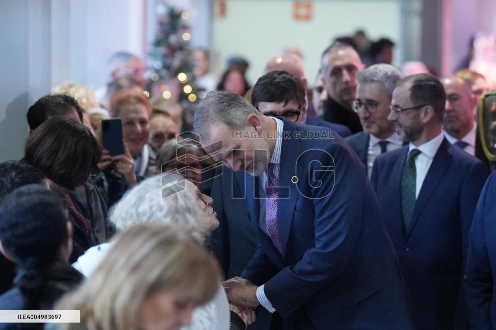 The King visits L'Hospitalet de Llobregat for the 100th anniversary of the city