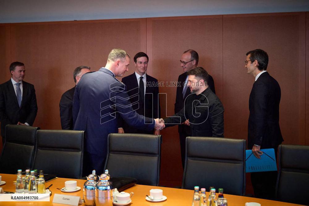 Meeting Between Zelensky and US Envoy in Berlin - Germany