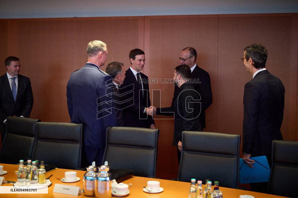 Meeting Between Zelensky and US Envoy in Berlin - Germany