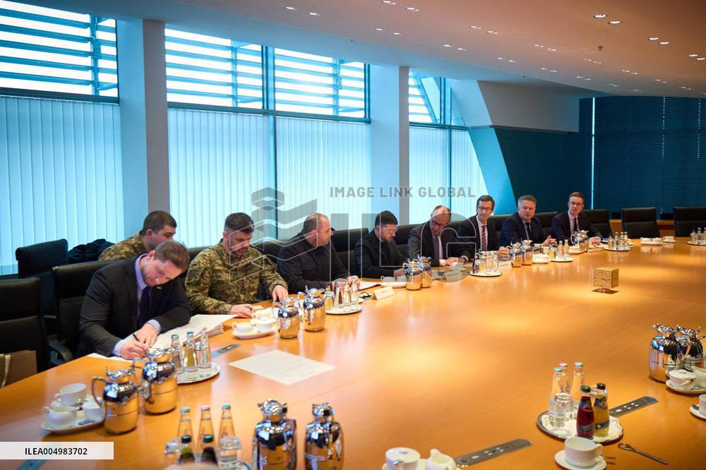 Meeting Between Zelensky and US Envoy in Berlin - Germany