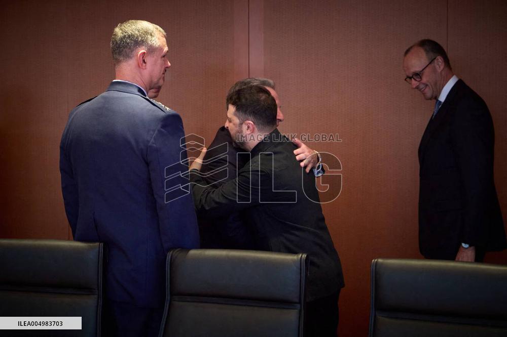 Meeting Between Zelensky and US Envoy in Berlin - Germany