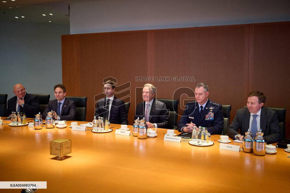 Meeting Between Zelensky and US Envoy in Berlin - Germany