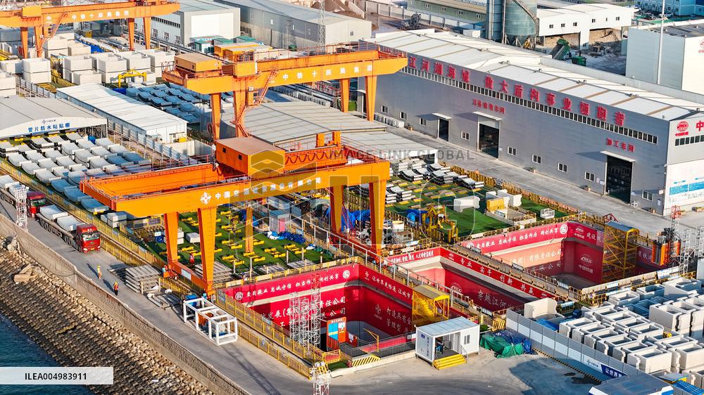 World Longest Underwater Road Tunnel Construction