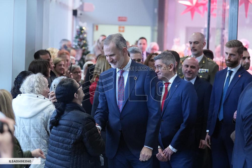 The King Visits L'Hospitalet de Llobregat - Spain