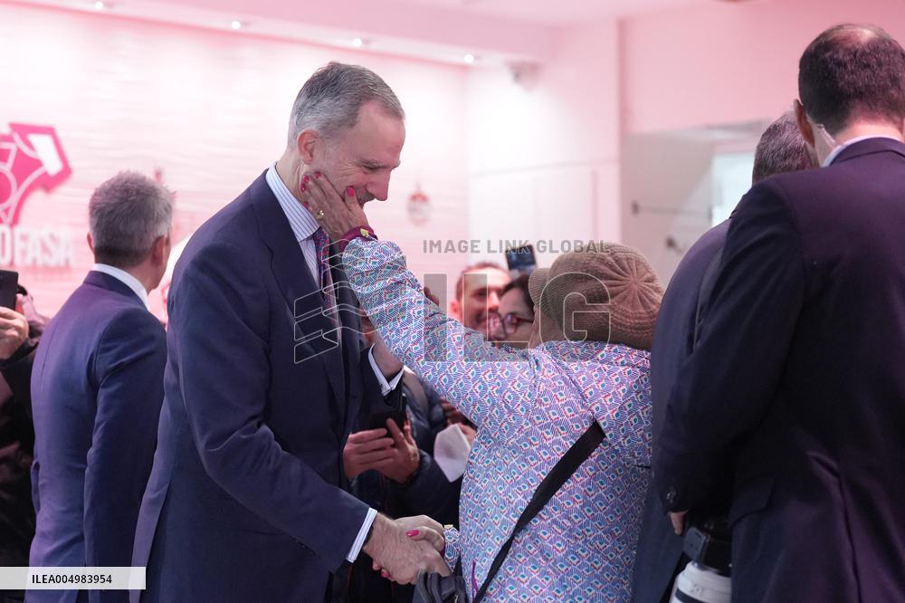 The King Visits L'Hospitalet de Llobregat - Spain