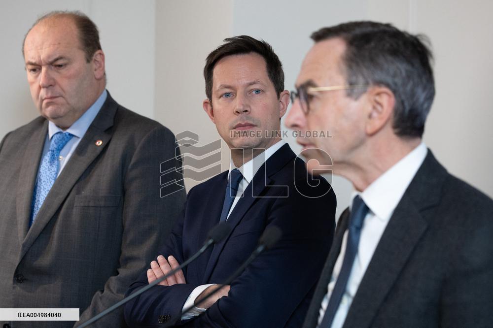 Les Republicains No to Mercosur Press Conference - Paris