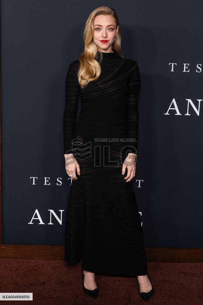 The Testament Of Ann Lee Premiere - LA