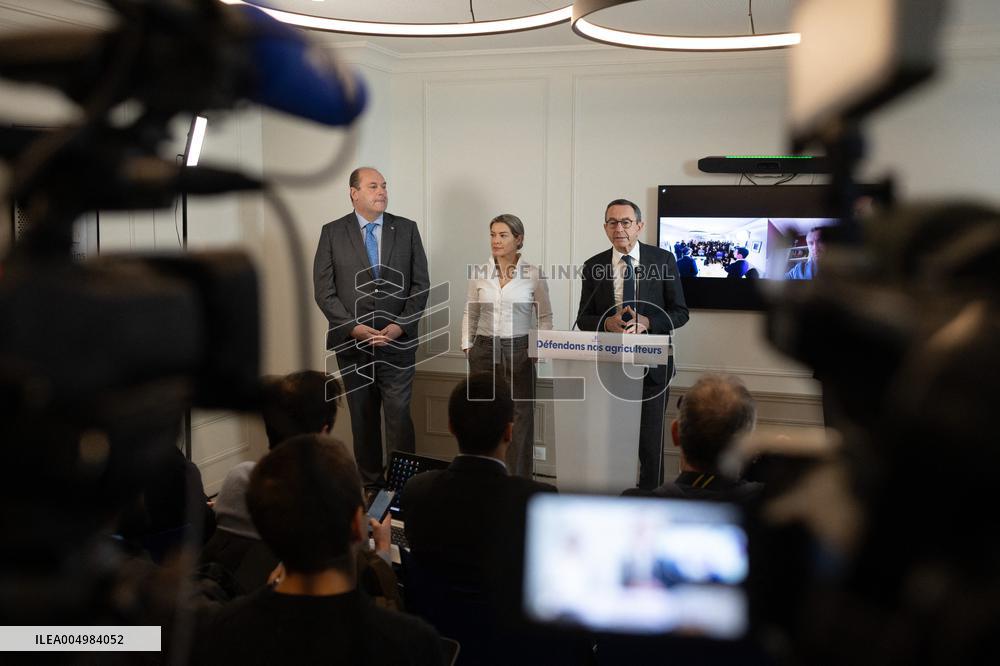 Les Republicains No to Mercosur Press Conference - Paris