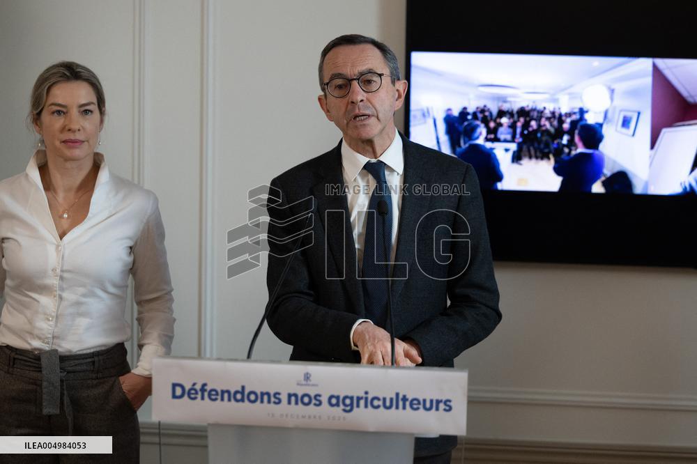 Les Republicains No to Mercosur Press Conference - Paris