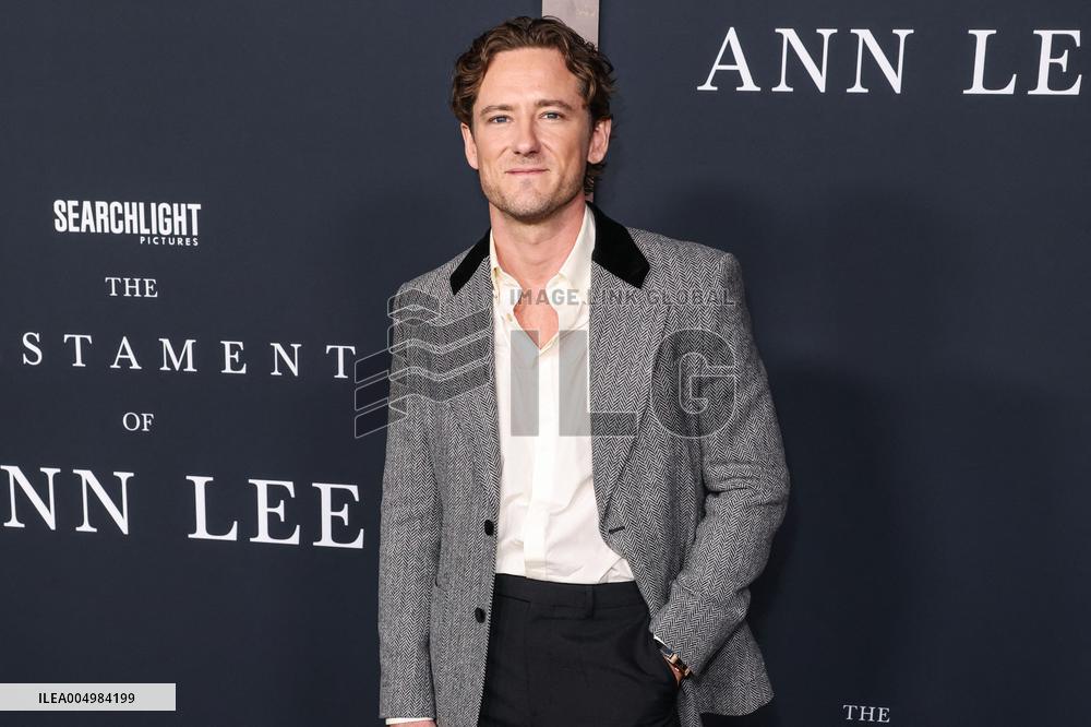 The Testament Of Ann Lee Premiere - LA