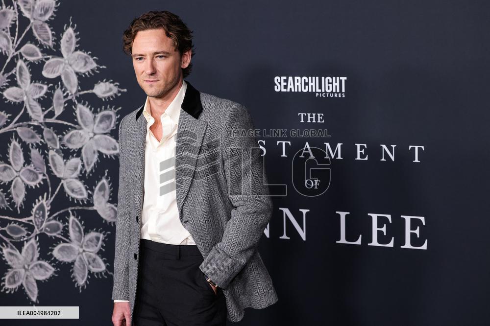 The Testament Of Ann Lee Premiere - LA