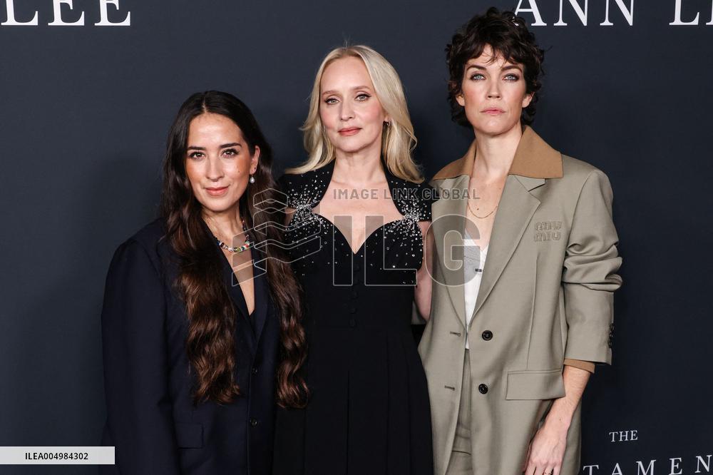 The Testament Of Ann Lee Premiere - LA