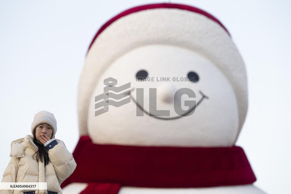 Giant Snowman of Harbin - China