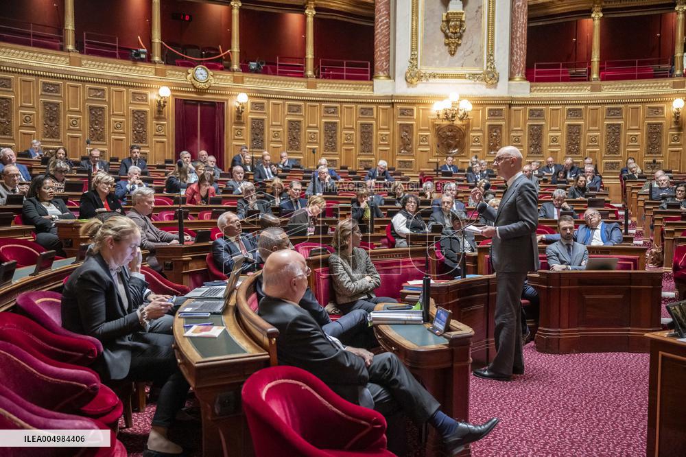 Senate - Vote Of Finance Bill 2026 - Paris