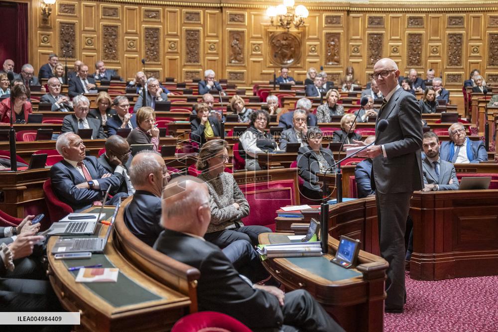 Senate - Vote Of Finance Bill 2026 - Paris