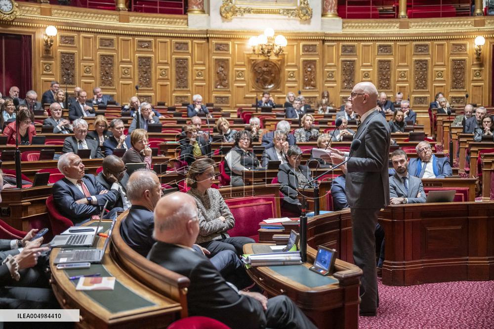 Senate - Vote Of Finance Bill 2026 - Paris