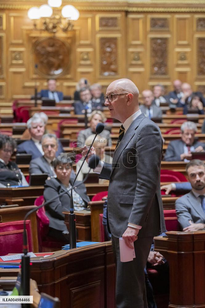 Senate - Vote Of Finance Bill 2026 - Paris