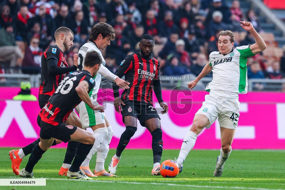 CALCIO - Serie A - AC Milan vs US Sassuolo