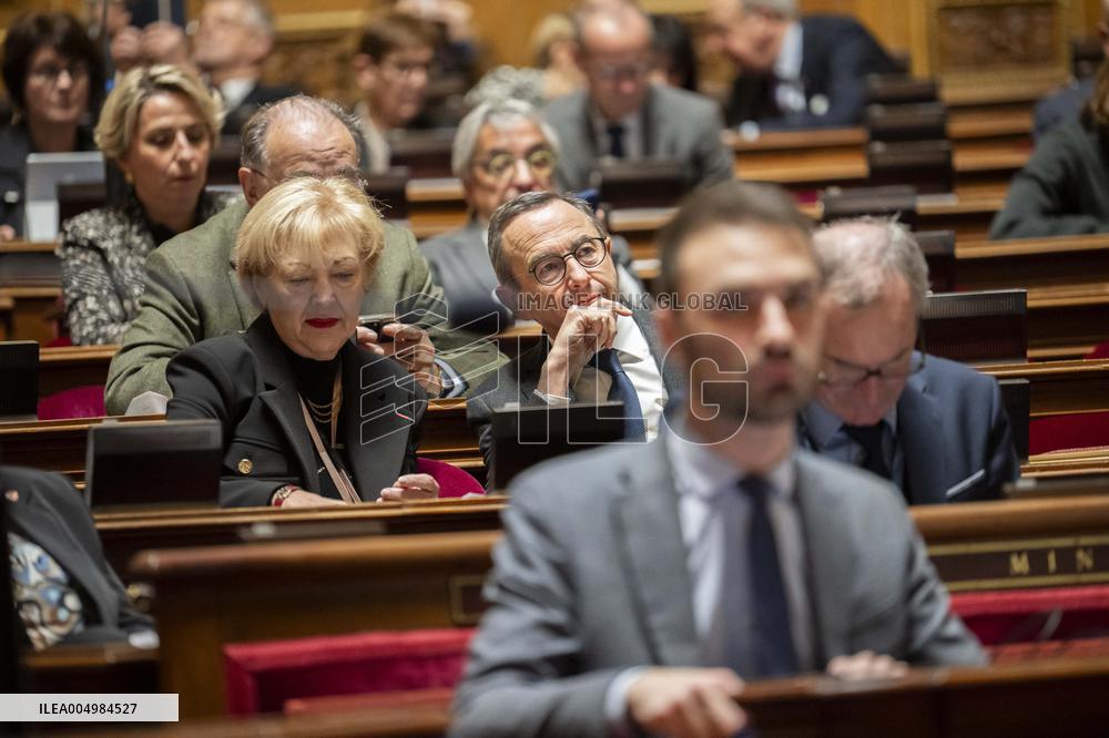 Senate - Vote Of Finance Bill 2026 - Paris