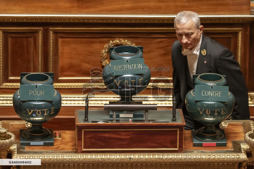 Senate - Vote Of Finance Bill 2026 - Paris