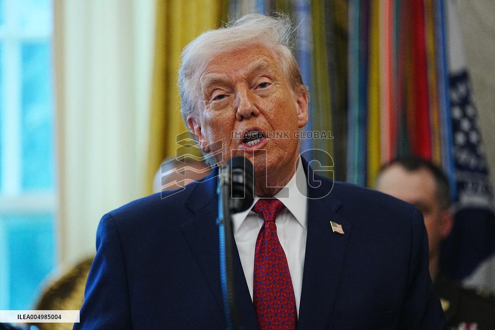 Trump Announces Border Defense Medals