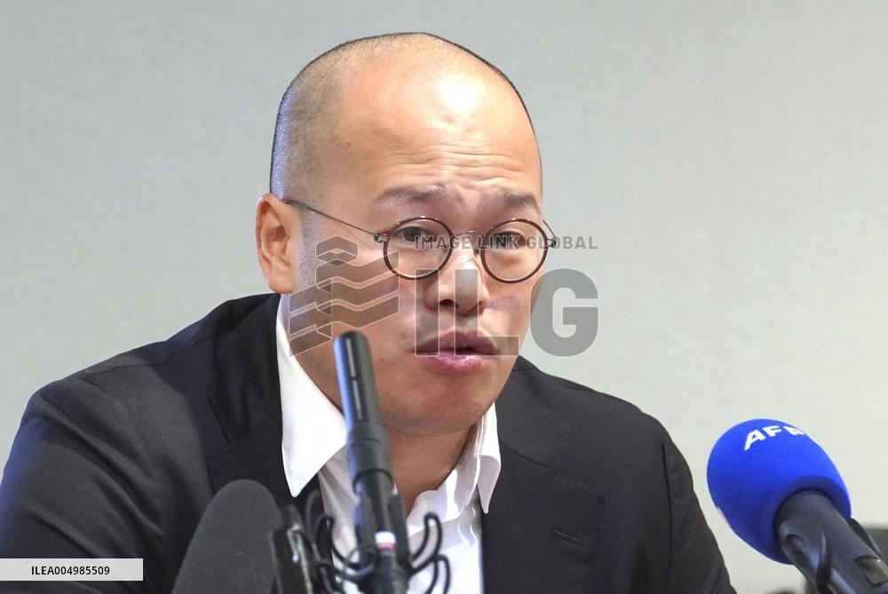 Jimmy Lai's son meets press after conviction