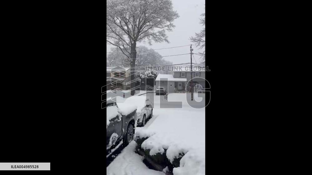 US: Widespread Snow Blankets Tri-State Area 2
