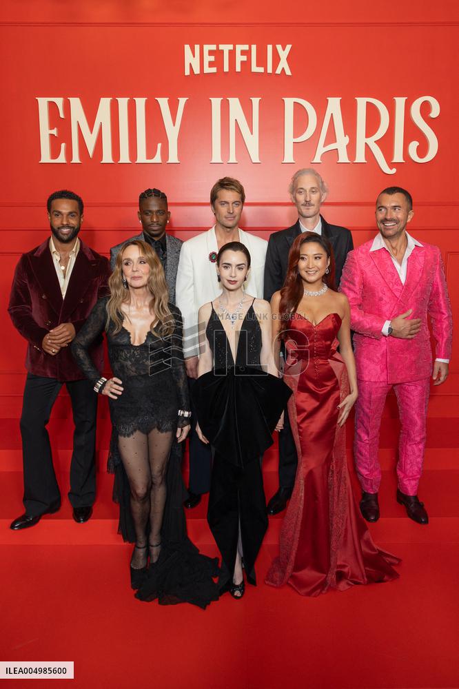 Emily In Paris - Season Five - Netflix Paris Premiere
