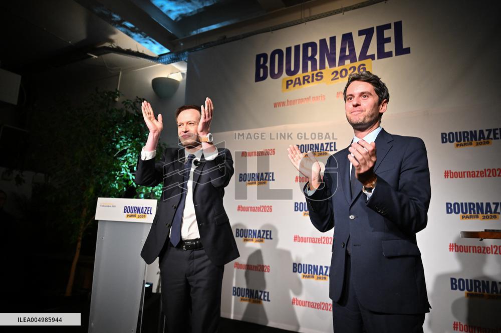 Meeting Of Pierre-Yves Bournazel Horizons Candidate For Mayor Of Paris 2026 - Paris