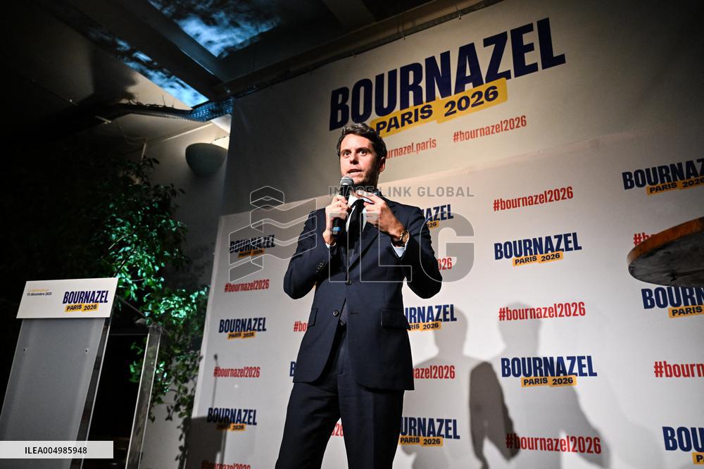 Meeting Of Pierre-Yves Bournazel Horizons Candidate For Mayor Of Paris 2026 - Paris