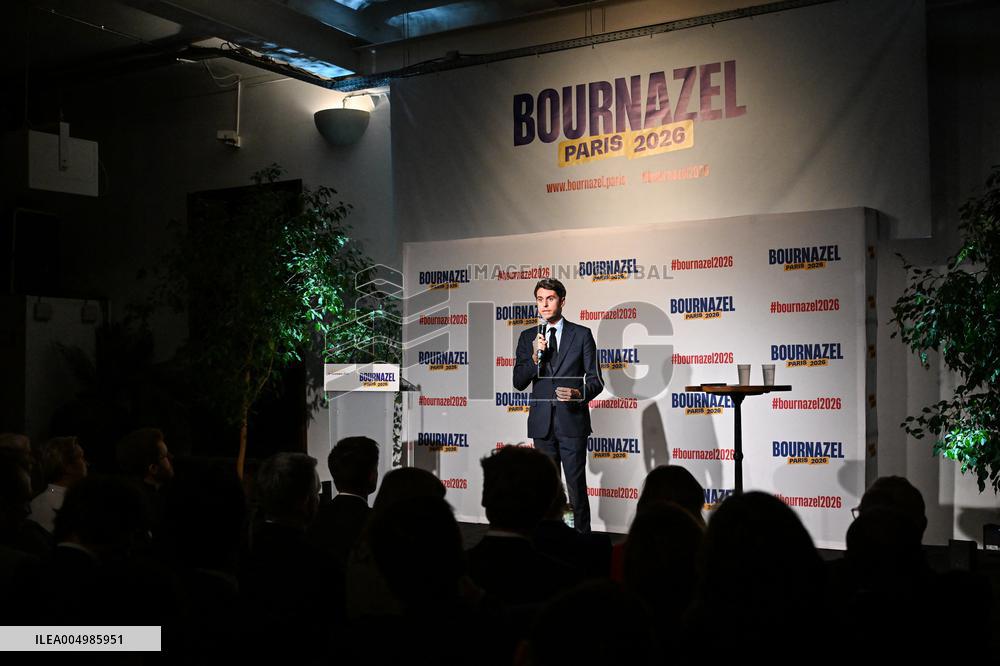 Meeting Of Pierre-Yves Bournazel Horizons Candidate For Mayor Of Paris 2026 - Paris