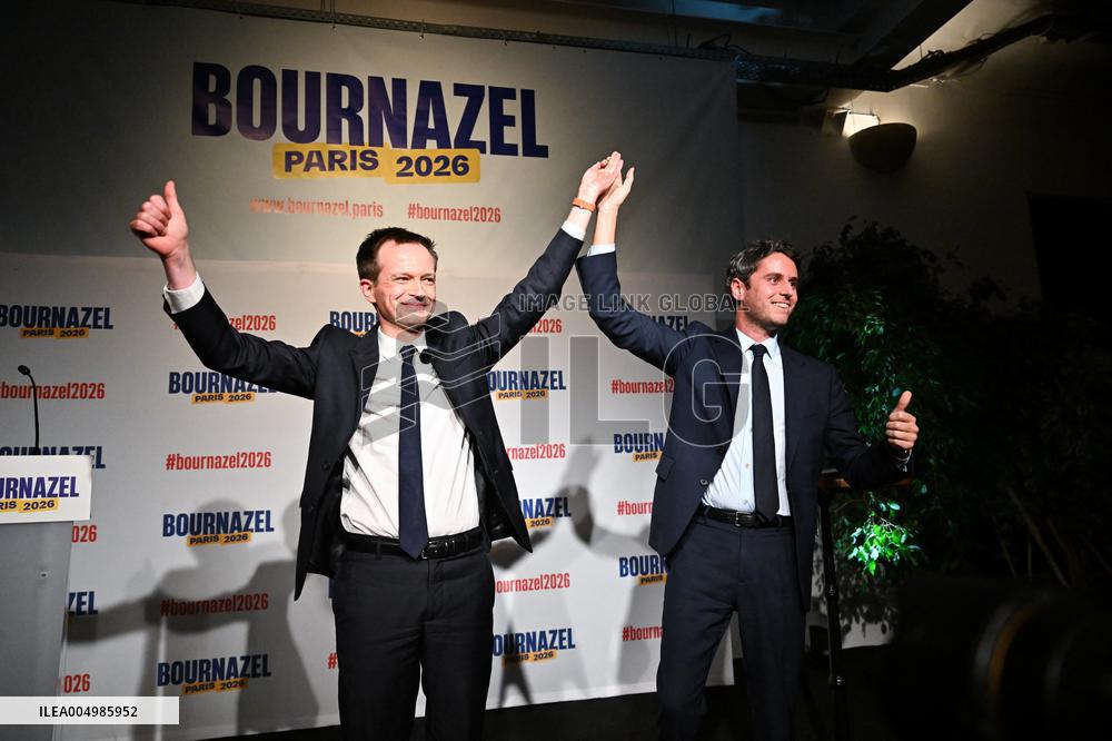 Meeting Of Pierre-Yves Bournazel Horizons Candidate For Mayor Of Paris 2026 - Paris