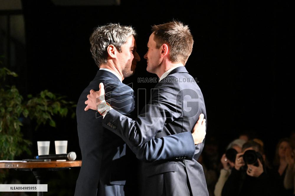 Meeting Of Pierre-Yves Bournazel Horizons Candidate For Mayor Of Paris 2026 - Paris